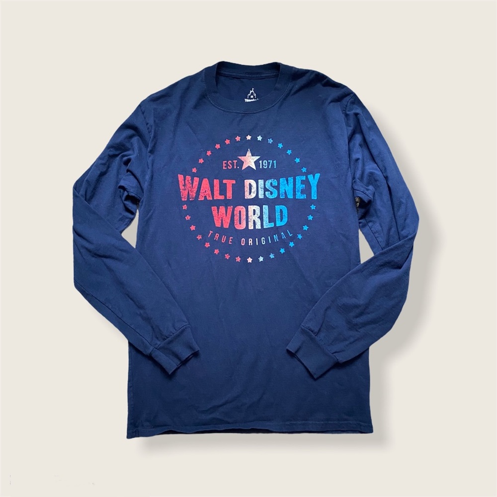 Walt Disney World Resort USA stars long sleeve top